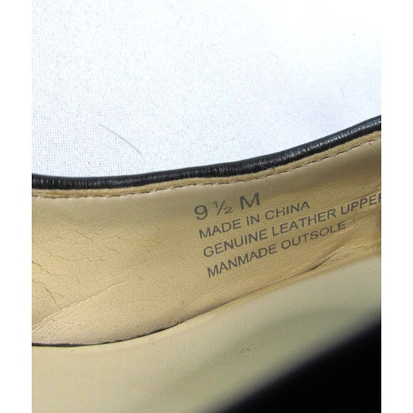 Talbots Shoes Womens Size 9.5M Darci3E Leather Slingback Heels Dressy Dark Blue - Picture 12 of 16